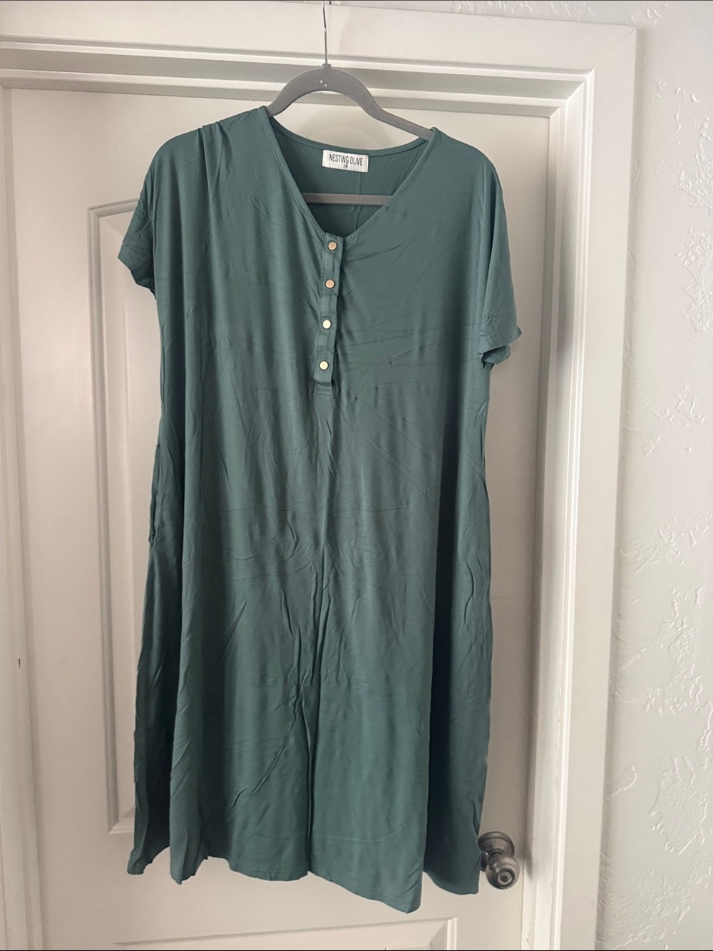 Nesting Olive House Dress Nursing/Maternity S/M